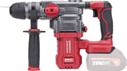 Kladivo Worcraft CRH-S20LiBDM, 20V Li-ion, ShareSYS, SDS+ 4,5J, bezuhlíkové, SET 1x akumulátor 4.0Ah, 1x rýchlonabíjačka