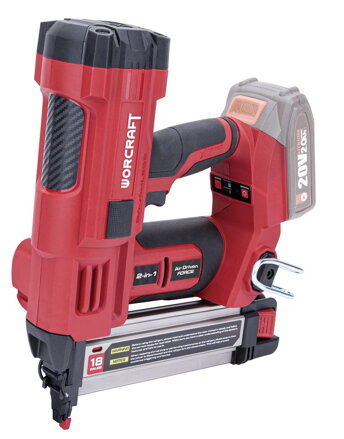 Sponkovačka Worcraft CNS-S20LiB ShareSYS, 20V Li-Ion, s reguláciou, sponky U + klince T