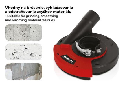 Kryt Strend Pro DP128, 115/125 mm, na uhlovú brúsku, odsávací