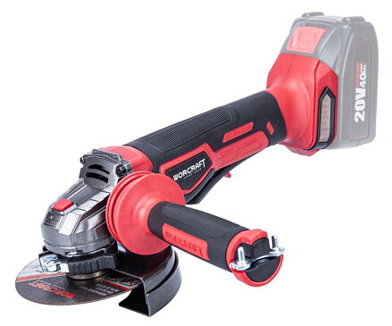 Bruska Worcraft CAG-S20LiB 125mm, uhlová , 20V Li-ion, bezuhliková