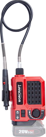 Brúska Worcraft CEMG-S20Li, ShareSYS, 20V Li-Ion, mini, priama, vŕtanie a brúsenie