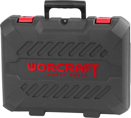 Brúska Worcraft CAG-S20LiBH 125 mm, kufrík, s batériou a nabíjačkou, uhlová, 20V, 1x Li-ion, bezuhlíková