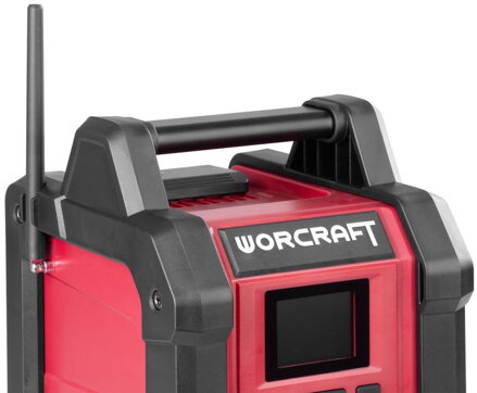 Rádio Worcraft CBTS-S20LiH, DAB+FM, 20V, Bluetooth, AUX, 2x15W Rádio Worcraft CBTS-S20LiH, DAB+FM, 20V, Bluetooth, AUX, 2x15W
