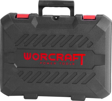 Brúska Worcraft CAG-S20LiBH ShareSYS, 115 mm, uhlová, SET v kufri, s batériou a nabíjačkou,  20V, 1x Li-ion, bezuhlíková