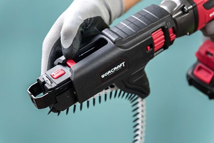 Skrutkovač Worcraft CDIS-S20LiBM ShareSYS, na sadrokartón, 20V, Li-ion, bezuhlíkový, SET v kufríku