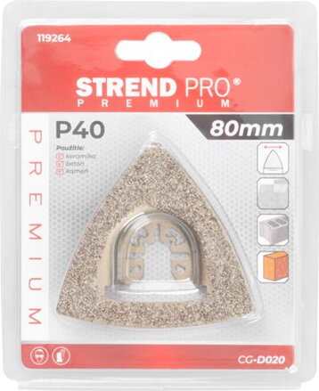 Nastroj Strend Pro CG-D020, rašpľa karbidová, 80 mm, G040