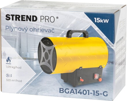 Ohrievac STREND PRO BGA1401-15, 15 kW, plynový Ohrievac STREND PRO BGA1401-15, 15 kW, plynový