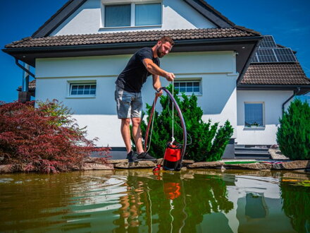 Čerpadlo STREND PRO GARDEN, 900W, 18000 l/h, kábel 10 m, do kalnej vody, 2v1