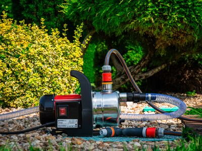 Čerpadlo Strend Pro Garden MJP1000 INOX, 1000W, 57 l/min, záhradné, komplet set