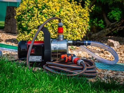 Čerpadlo Strend Pro Garden MJP1000 INOX, 1000W, 57 l/min, záhradné, komplet set