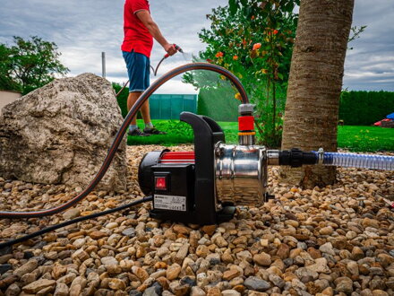Čerpadlo Strend Pro Garden MJP1000 INOX, 1000W, 57 l/min, záhradné, komplet set