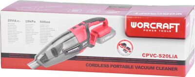 Vysávač Worcraft CPVC-S20LiA ShareSYS, 20V Li-Ion, do auta, na podlahy