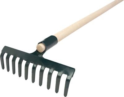 Hrable R105, 10 zubé, záhradné s násadou 160 cm