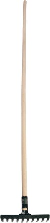 Hrable R105, 10 zubé, záhradné s násadou 160 cm