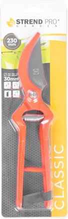 Noznice Strend Pro P8105, 230 mm, záhradné, Softdipp red