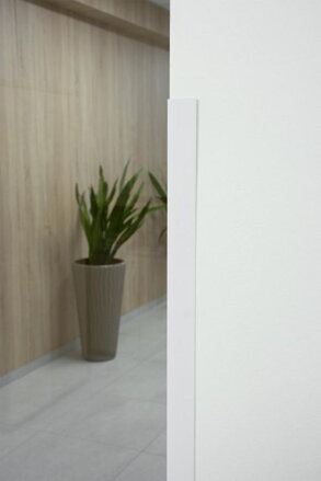 Lišta Strend Pro CS147, Alu 1500x40x0,8 mm, biela, 0,8 mm, rohová