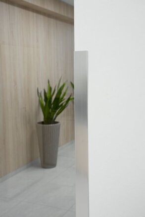 Lišta Strend Pro CS147, Alu 1500x40x0,8 mm, strieborná lesklá,  0,8 mm, rohová