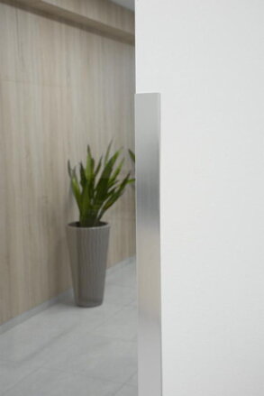 Lišta Strend Pro CS147, Alu 1500x40x0,8 mm, strieborná lesklá,  0,8 mm, rohová