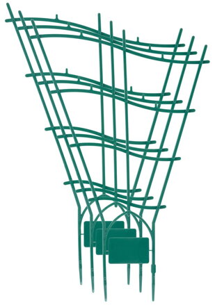 Mriežka Strend Pro GreenGarden, oporná na kvety a rastliny, záhradnícka, zelená, PP, 180x290 mm
