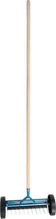 Hrable na trávnik Strend Pro R152W, 11 zubé, prevzdušňovacie na burinu, s kolieskami, s násadou Hrable na trávnik Strend Pro R152W, 11 zubé, prevzdušňovacie na burinu, s kolieskami, s násadou
