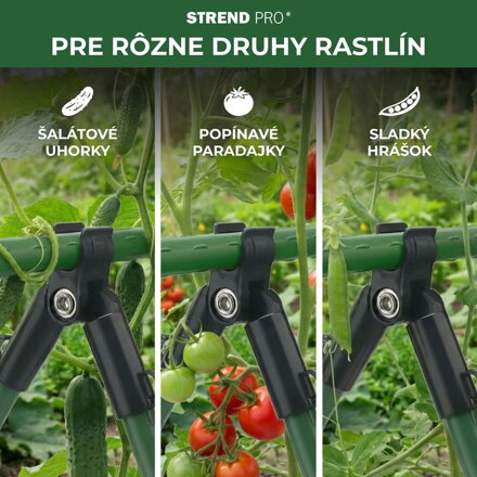 Spojka Strend Pro, plast, konektor A na oporné tyče, 8 mm, bal. 4 ks