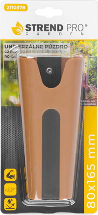 Puzdro Strend Pro, na záhradné nožnice, plastové, s držiakom na opasok, 80x165 mm Puzdro Strend Pro, na záhradné nožnice, plastové, s držiakom na opasok, 80x165 mm