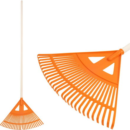 Hrable na lístie Strend Pro R130, 27 zubé, 58 cm, vejárové, plastové, 160 cm násada Hrable na lístie Strend Pro R130, 27 zubé, 58 cm, vejárové, plastové, 160 cm násada