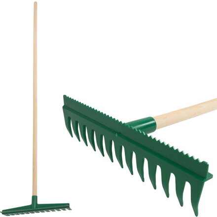 Hrable vyrovnávacie R140, 13 zubé, plastové, s urovnávacou hranou, 160 cm násada Hrable vyrovnávacie R140, 13 zubé, plastové, s urovnávacou hranou, 160 cm násada
