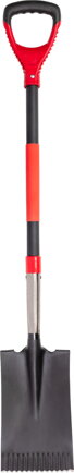Rýľ Strend Pro Premium RedShark, rovný, so sklolaminátovou násadou D 1150 mm