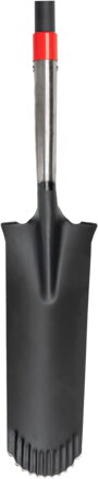 Rýľ Strend Pro Premium RedShark, úzky, drenážny, so sklolaminátovou násadou D 1280 mm