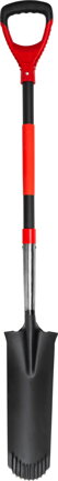 Rýľ Strend Pro Premium RedShark, úzky, drenážny, so sklolaminátovou násadou D 1280 mm