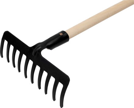 Hrable STREND PRO Premium R-606, 10 zubé, s násadou