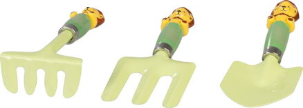 Sada náradia Strend Pro, záhradnícka, detská, 3-dielna, ABS + oceľ, lopatka hrable a vidly