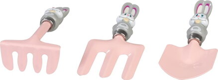 Sada náradia Strend Pro, záhradnícka, detská, 3-dielna, ABS + oceľ, lopatka hrable a vidly