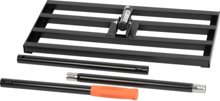 Vyrovnávač trávnika Strend Pro Garden, 60x40x150 cm, hrable, nivelačné