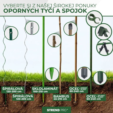 Tyc CountryYard S270, 100 cm, 7.0 mm, zelená, sklolaminát