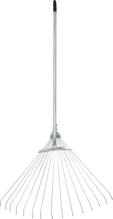 Hrable R116-85, 15 lamelové, na lístie, 850 g, s násadou