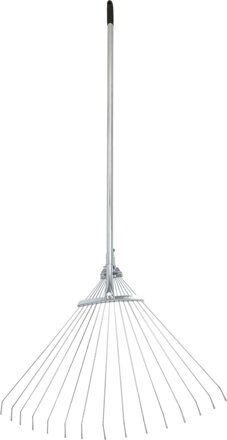 Hrable R116-85, 15 lamelové, na lístie, 850 g, s násadou