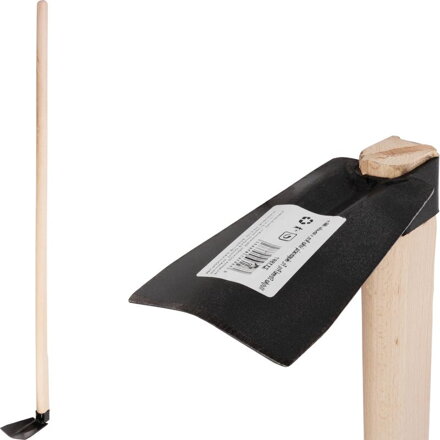 Motyka Strend Pro, Fe, okopávacia, šírka 9 cm, s násadou 120 cm