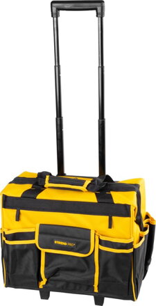 Brašňa Strend Pro, textilná, kufor, s kolieskami, s teleskopickou rukoväťou, na náradie, max. 20 kg, 44x24x42 cm Brašňa Strend Pro, textilná, kufor, s kolieskami, s teleskopickou rukoväťou, na náradie, max. 20 kg, 44x24x42 cm