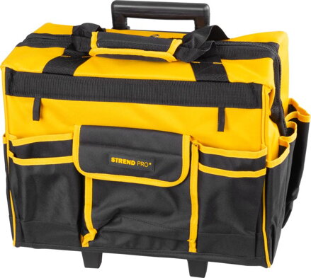 Brašňa Strend Pro, textilná, kufor, s kolieskami, s teleskopickou rukoväťou, na náradie, max. 20 kg, 44x24x42 cm Brašňa Strend Pro, textilná, kufor, s kolieskami, s teleskopickou rukoväťou, na náradie, max. 20 kg, 44x24x42 cm