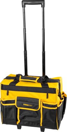 Brašňa Strend Pro, textilná, kufor, s kolieskami, s teleskopickou rukoväťou, na náradie, max. 20 kg, 44x24x42 cm Brašňa Strend Pro, textilná, kufor, s kolieskami, s teleskopickou rukoväťou, na náradie, max. 20 kg, 44x24x42 cm