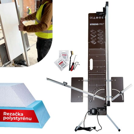 Rezačka Strend Pro SDDR-140, 30 - 140 cm, rezný uhol max 90° na polystyrén, 200 W, elektrická, stojanová