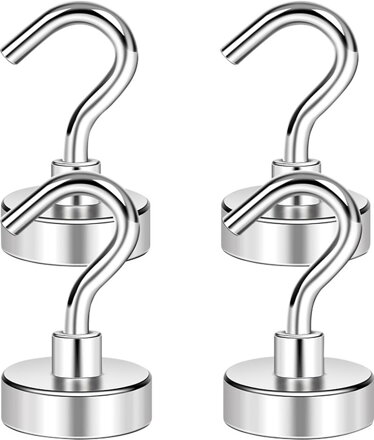 Magnet Strend Pro, extra silný, s vešiakom, 16 mm, max.6 kg, bal. 4 ks