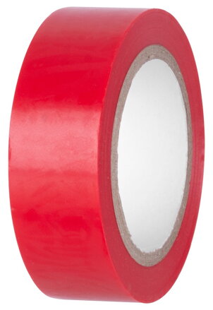 Paska E180RED, červená, izolačná 19 mm, L-10 m, PVC