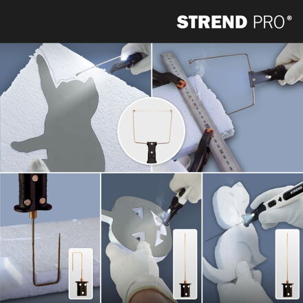Pero Strend Pro, rezač na polystyrén, 2000mAh, USB nabíjanie, s príslušenstvom