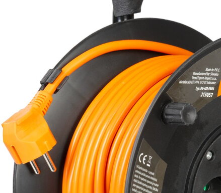 Kabel DG-4ZR-FB04 35 m, predlžovací na bubne
