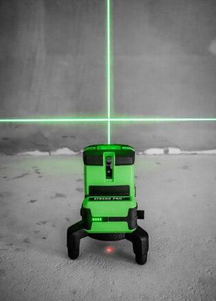Laser STREND PRO HP-NT411G, 4V+1H, zelený