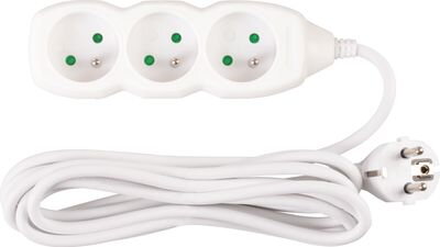Kabel DG-F803B 03,00 m, 3 zásuvky