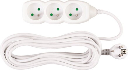 Kabel DG-F803B 07,00 m, 3 zásuvky